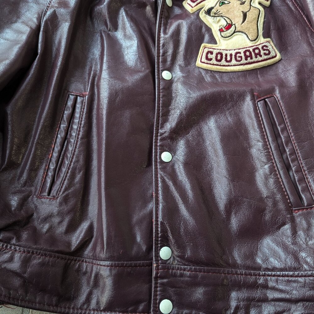 Cornwallis Cougars Hockey Jacket (Royal Canadian Navy) *Vintage* - Picture 5 of 9